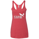 T-Shirts Vintage Red / X-Small Snow Women's Triblend Racerback Tank
