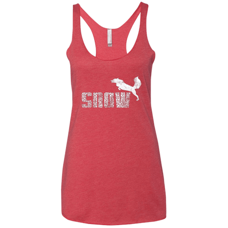 T-Shirts Vintage Red / X-Small Snow Women's Triblend Racerback Tank