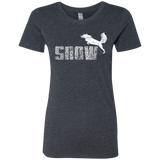 T-Shirts Vintage Navy / Small Snow Women's Triblend T-Shirt