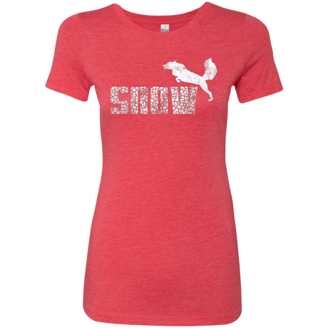 T-Shirts Vintage Red / Small Snow Women's Triblend T-Shirt