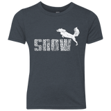 T-Shirts Vintage Navy / YXS Snow Youth Triblend T-Shirt