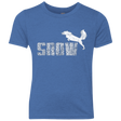 T-Shirts Vintage Royal / YXS Snow Youth Triblend T-Shirt