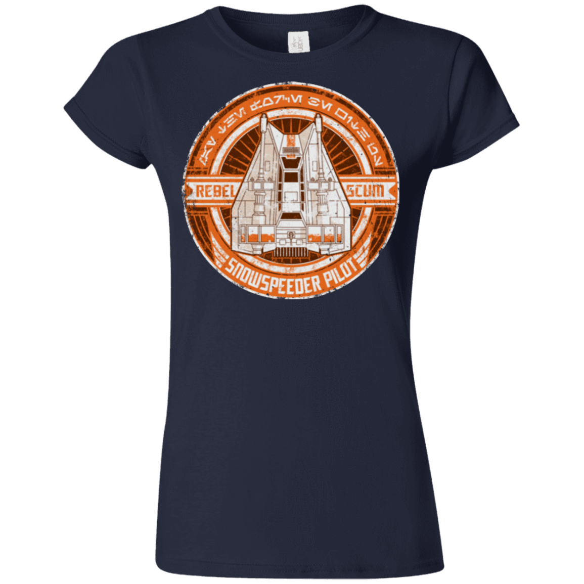 T-Shirts Navy / S Snowspeeder Scum Junior Slimmer-Fit T-Shirt