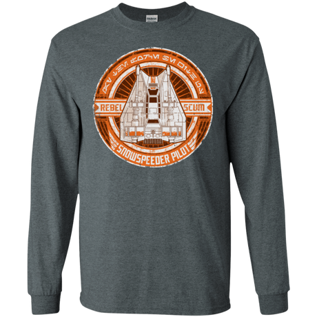 T-Shirts Dark Heather / S Snowspeeder Scum Men's Long Sleeve T-Shirt