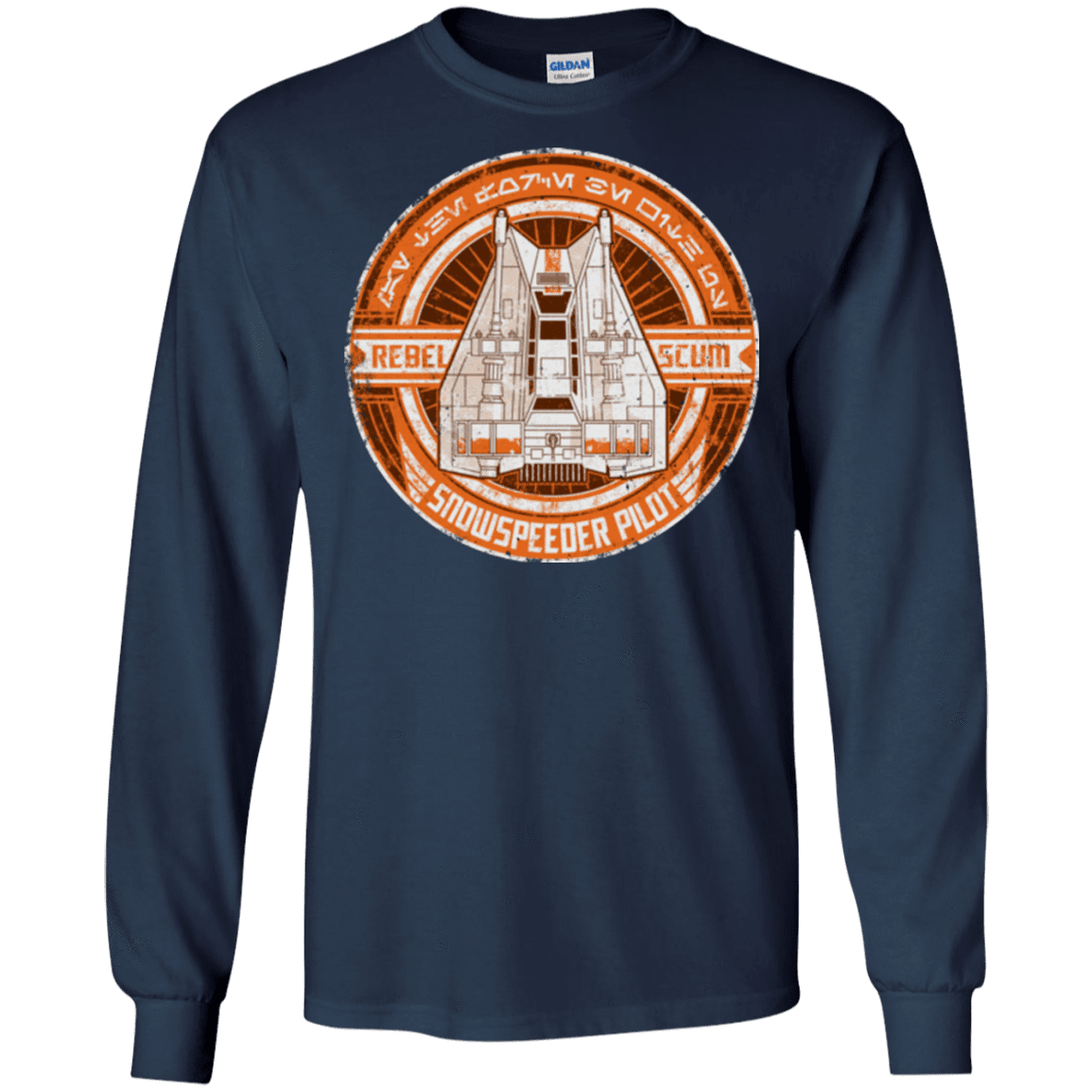 T-Shirts Navy / S Snowspeeder Scum Men's Long Sleeve T-Shirt