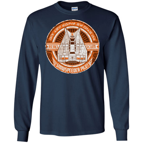 T-Shirts Navy / S Snowspeeder Scum Men's Long Sleeve T-Shirt