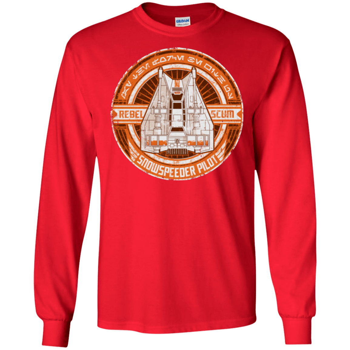 T-Shirts Red / S Snowspeeder Scum Men's Long Sleeve T-Shirt