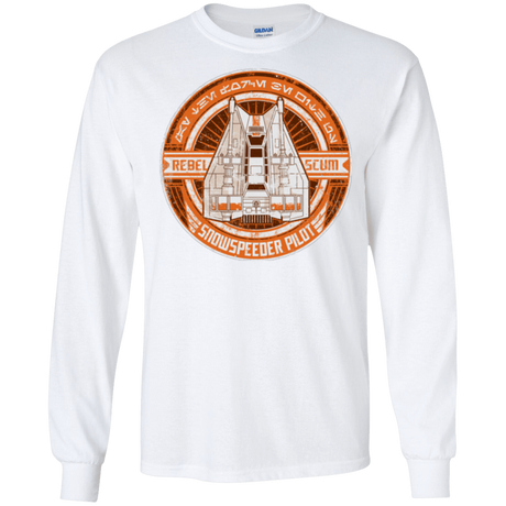 T-Shirts White / S Snowspeeder Scum Men's Long Sleeve T-Shirt