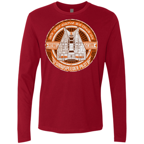 T-Shirts Cardinal / S Snowspeeder Scum Men's Premium Long Sleeve