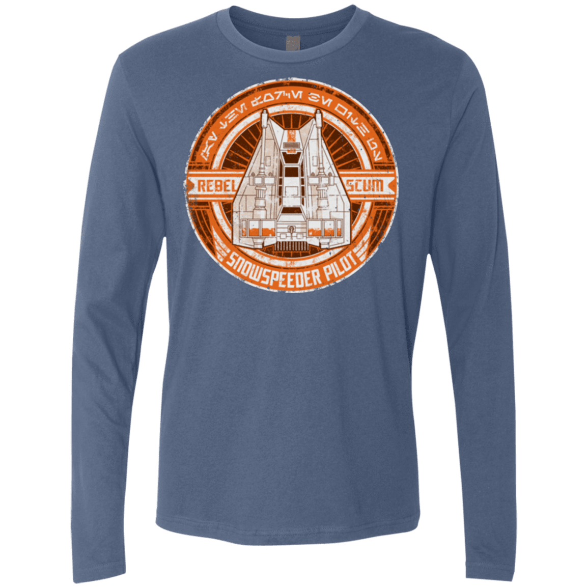 T-Shirts Indigo / S Snowspeeder Scum Men's Premium Long Sleeve