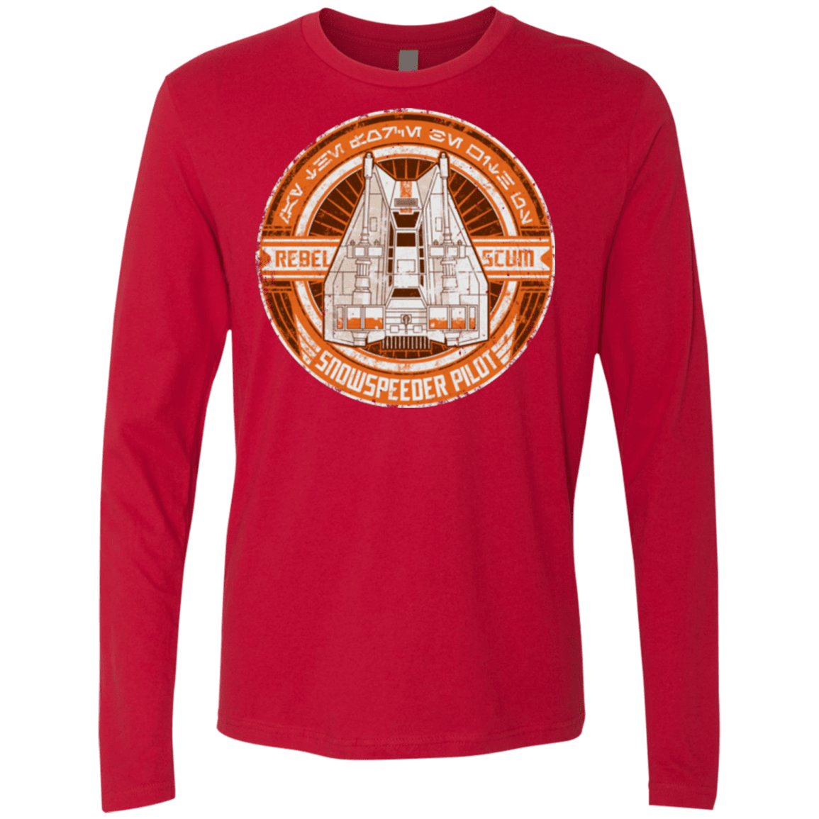 T-Shirts Red / S Snowspeeder Scum Men's Premium Long Sleeve