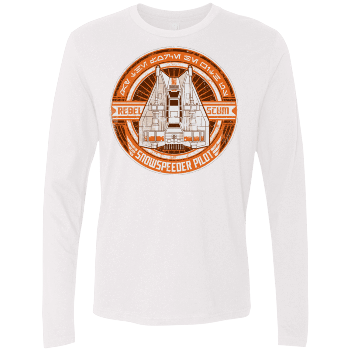 T-Shirts White / S Snowspeeder Scum Men's Premium Long Sleeve