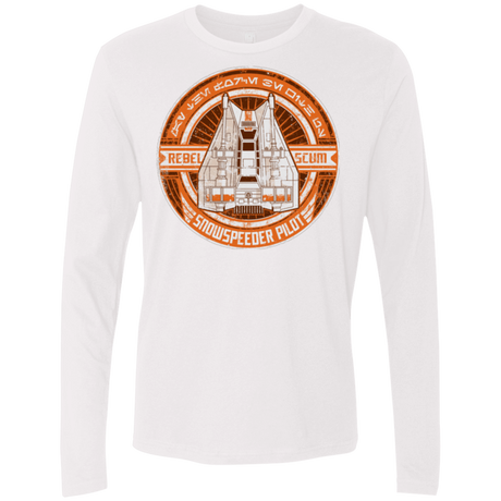 T-Shirts White / S Snowspeeder Scum Men's Premium Long Sleeve