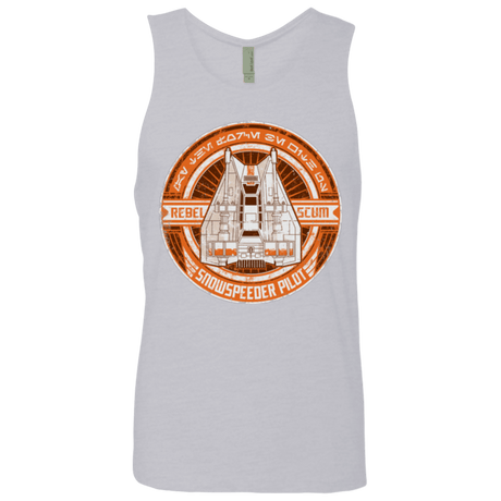 T-Shirts Heather Grey / S Snowspeeder Scum Men's Premium Tank Top