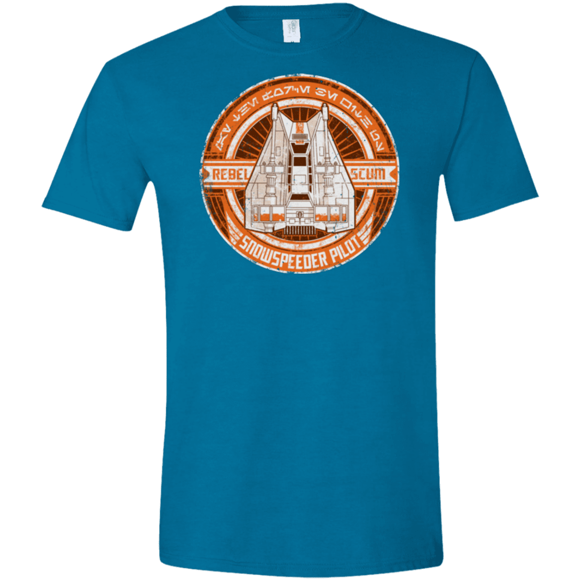T-Shirts Antique Sapphire / S Snowspeeder Scum Men's Semi-Fitted Softstyle