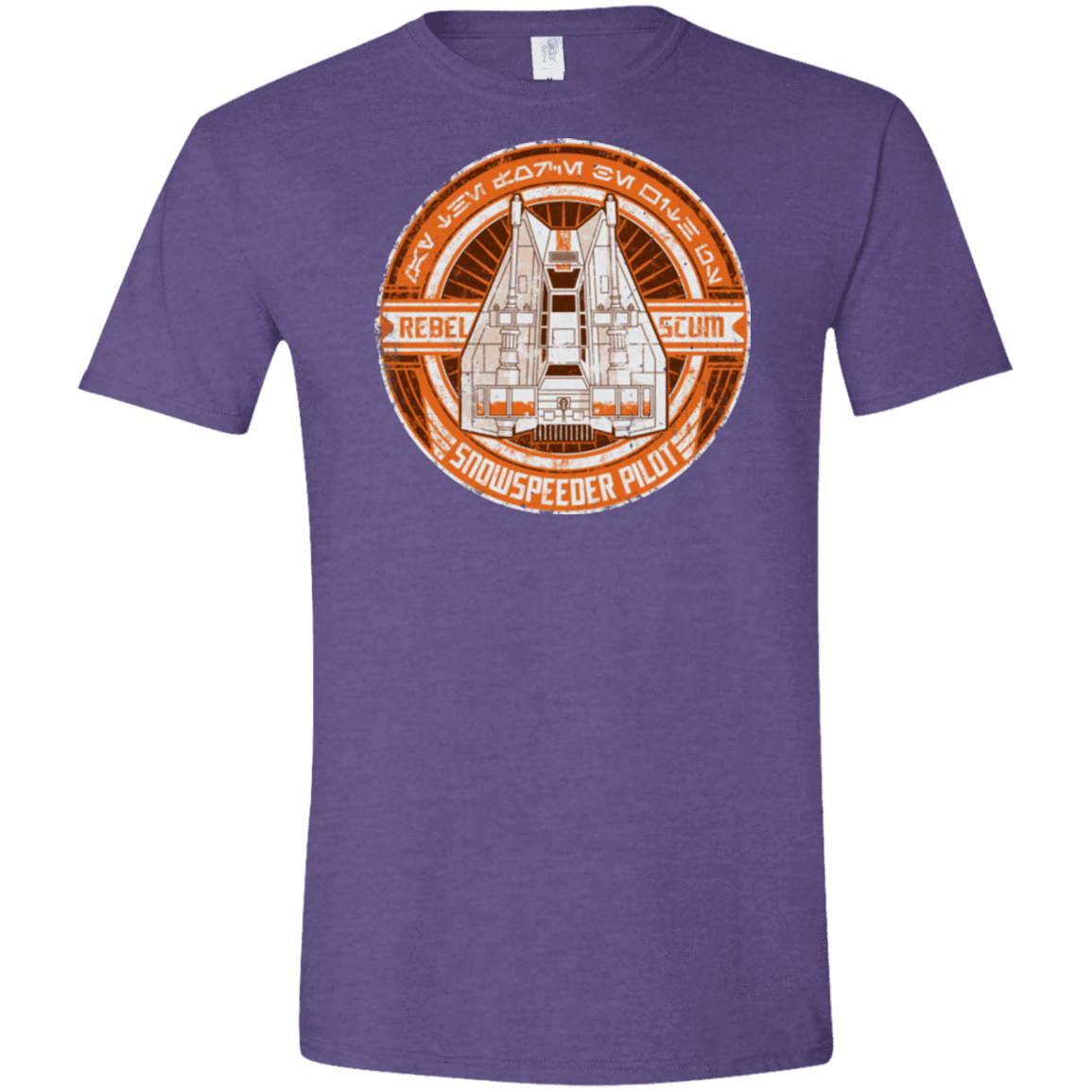 T-Shirts Heather Purple / S Snowspeeder Scum Men's Semi-Fitted Softstyle