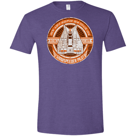 T-Shirts Heather Purple / S Snowspeeder Scum Men's Semi-Fitted Softstyle
