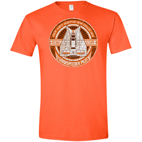 T-Shirts Orange / S Snowspeeder Scum Men's Semi-Fitted Softstyle