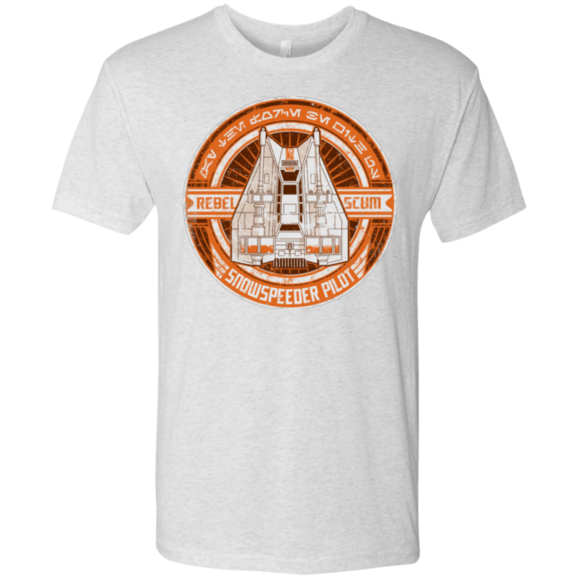 T-Shirts Heather White / S Snowspeeder Scum Men's Triblend T-Shirt