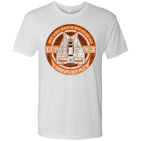 T-Shirts Heather White / S Snowspeeder Scum Men's Triblend T-Shirt