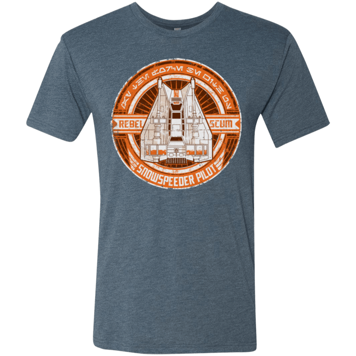 T-Shirts Indigo / S Snowspeeder Scum Men's Triblend T-Shirt