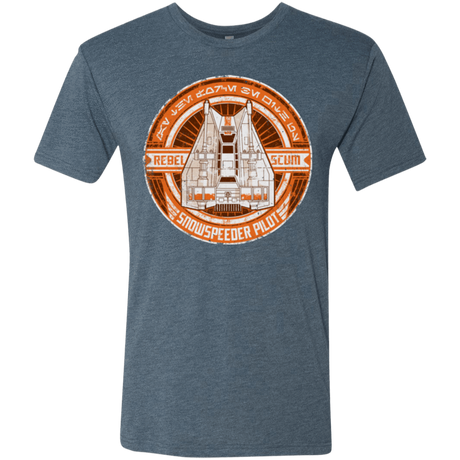 T-Shirts Indigo / S Snowspeeder Scum Men's Triblend T-Shirt