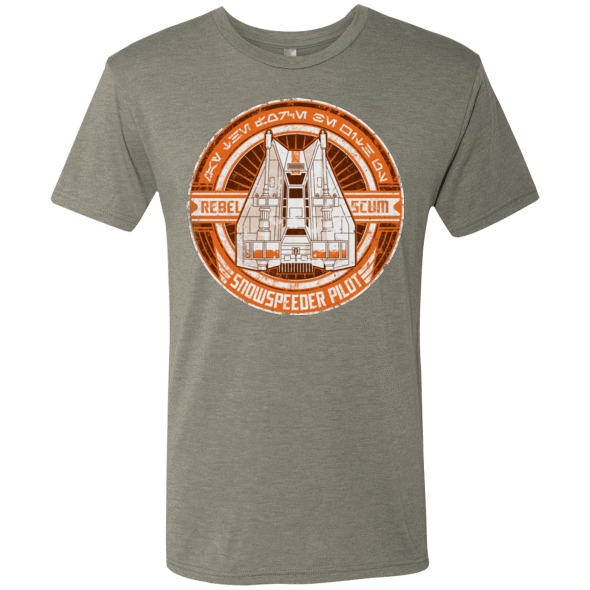 T-Shirts Venetian Grey / S Snowspeeder Scum Men's Triblend T-Shirt