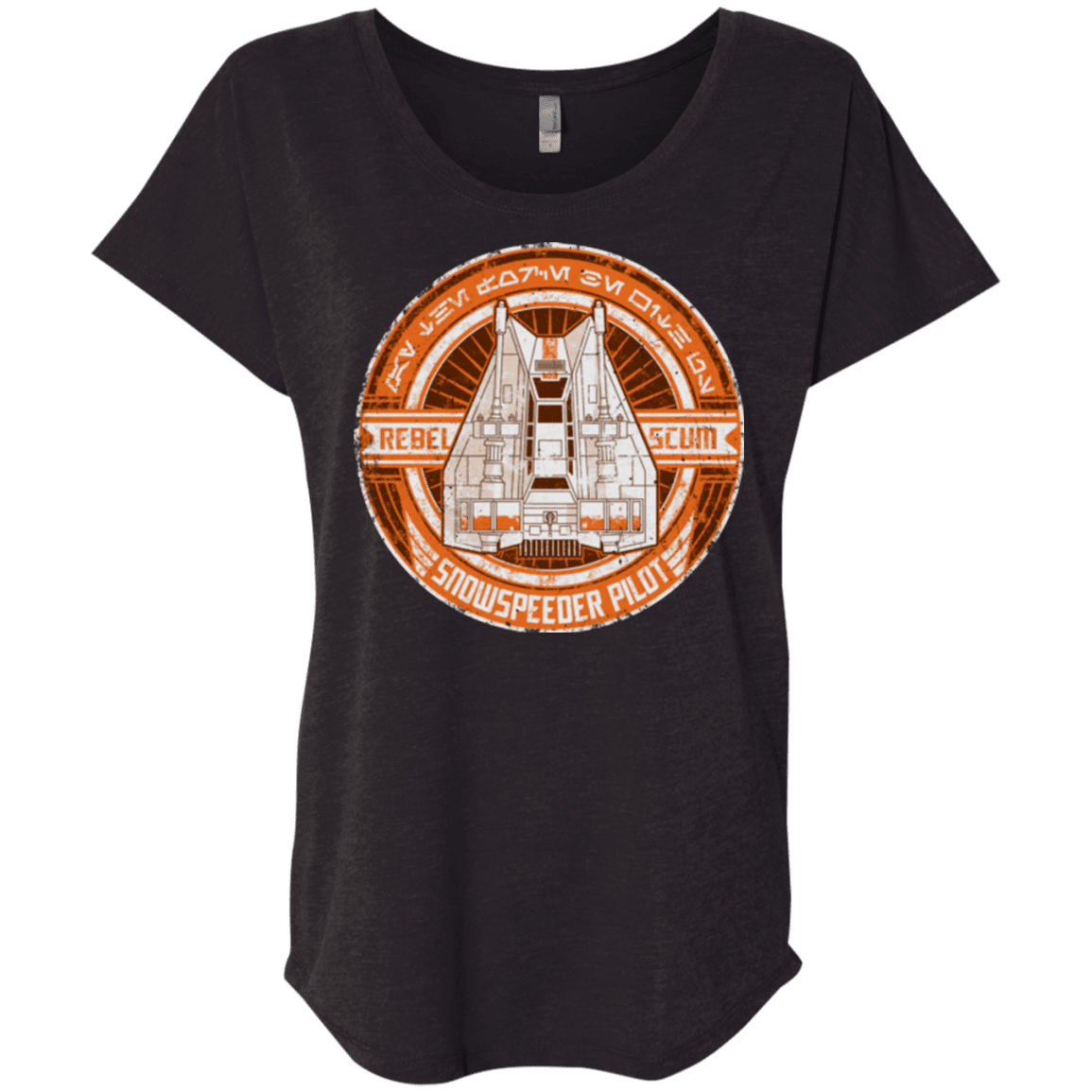 T-Shirts Vintage Black / X-Small Snowspeeder Scum Triblend Dolman Sleeve