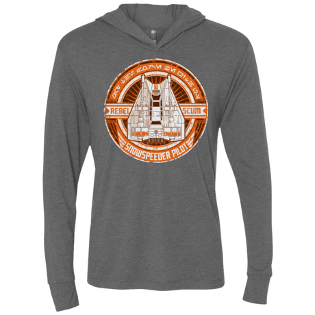 T-Shirts Premium Heather / X-Small Snowspeeder Scum Triblend Long Sleeve Hoodie Tee