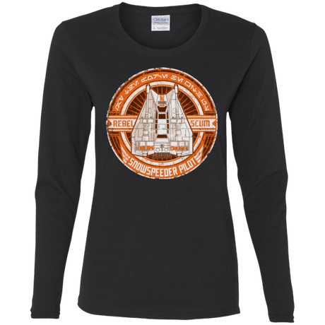 T-Shirts Black / S Snowspeeder Scum Women's Long Sleeve T-Shirt