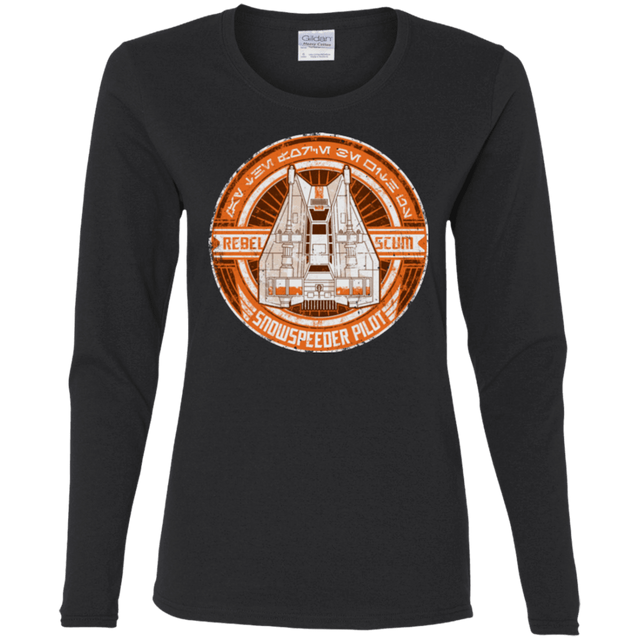 T-Shirts Black / S Snowspeeder Scum Women's Long Sleeve T-Shirt