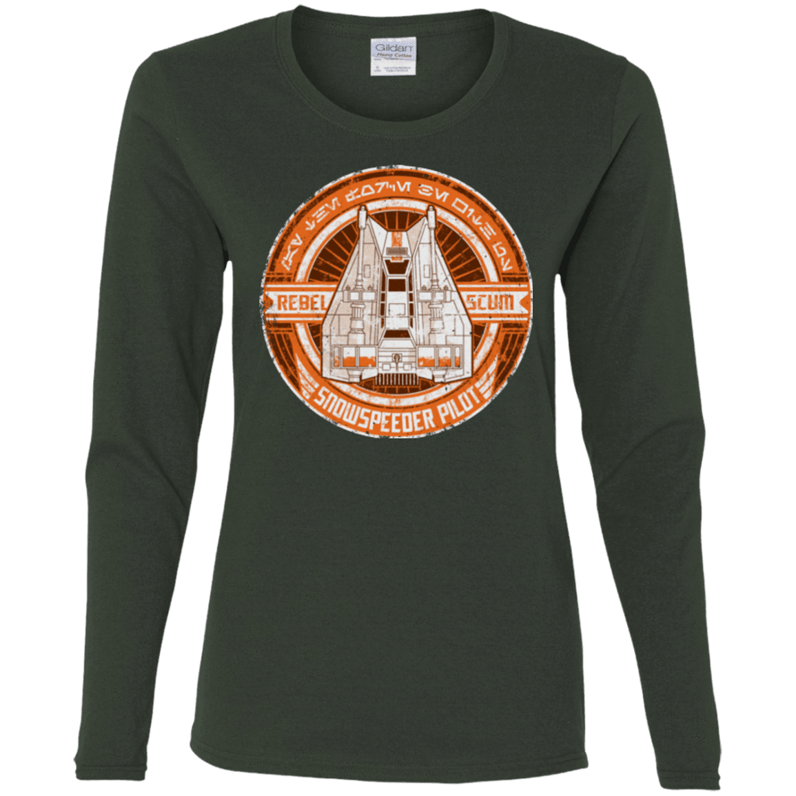 T-Shirts Forest / S Snowspeeder Scum Women's Long Sleeve T-Shirt