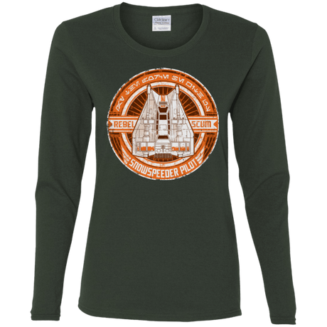 T-Shirts Forest / S Snowspeeder Scum Women's Long Sleeve T-Shirt