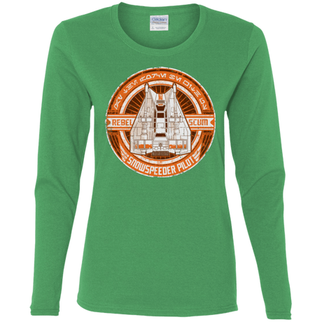 T-Shirts Irish Green / S Snowspeeder Scum Women's Long Sleeve T-Shirt