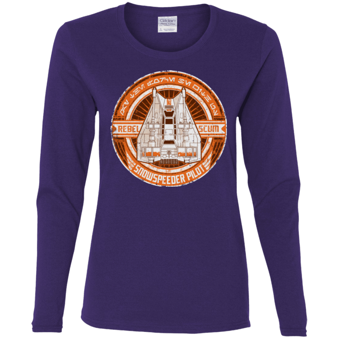 T-Shirts Purple / S Snowspeeder Scum Women's Long Sleeve T-Shirt