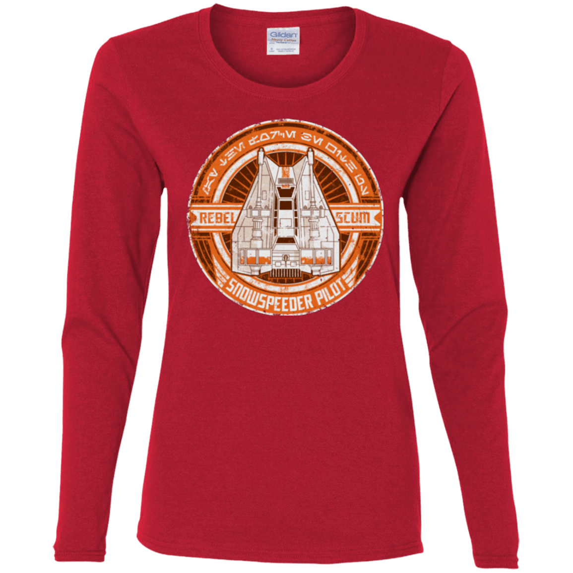 T-Shirts Red / S Snowspeeder Scum Women's Long Sleeve T-Shirt