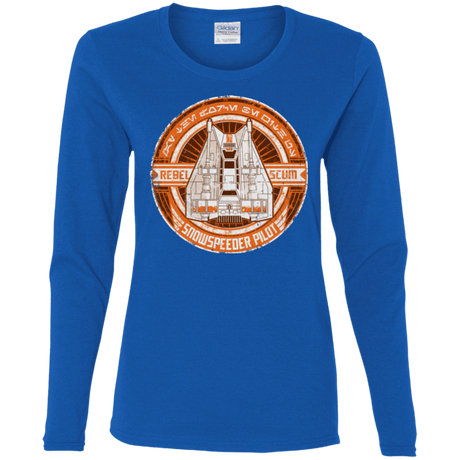T-Shirts Royal / S Snowspeeder Scum Women's Long Sleeve T-Shirt