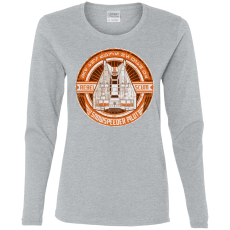 T-Shirts Sport Grey / S Snowspeeder Scum Women's Long Sleeve T-Shirt