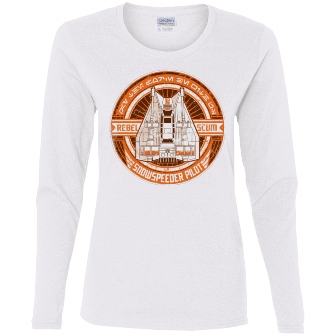 T-Shirts White / S Snowspeeder Scum Women's Long Sleeve T-Shirt