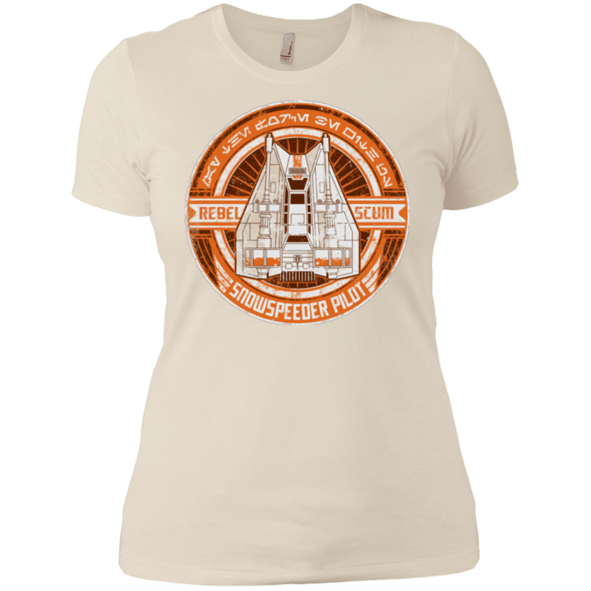 T-Shirts Ivory/ / X-Small Snowspeeder Scum Women's Premium T-Shirt