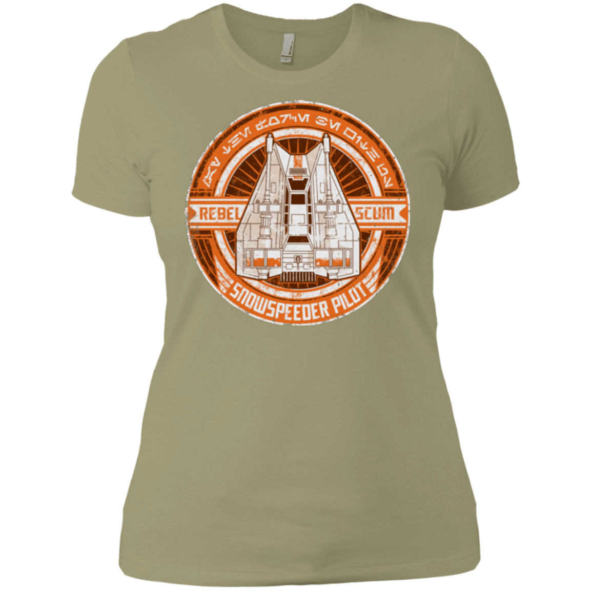 T-Shirts Light Olive / X-Small Snowspeeder Scum Women's Premium T-Shirt