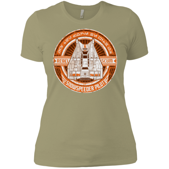 T-Shirts Light Olive / X-Small Snowspeeder Scum Women's Premium T-Shirt