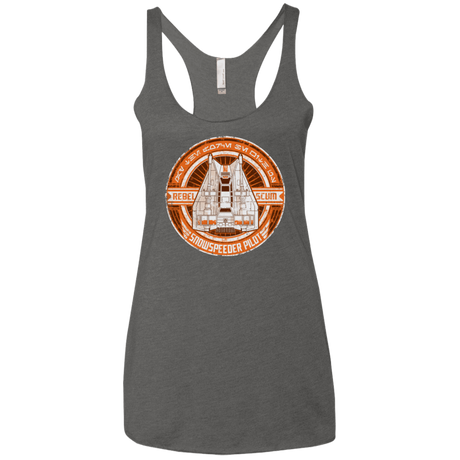 T-Shirts Premium Heather / X-Small Snowspeeder Scum Women's Triblend Racerback Tank