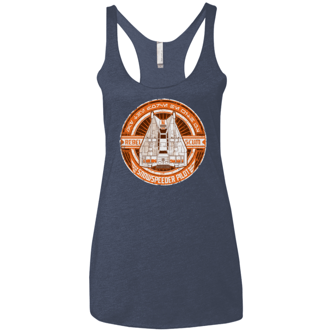 T-Shirts Vintage Navy / X-Small Snowspeeder Scum Women's Triblend Racerback Tank