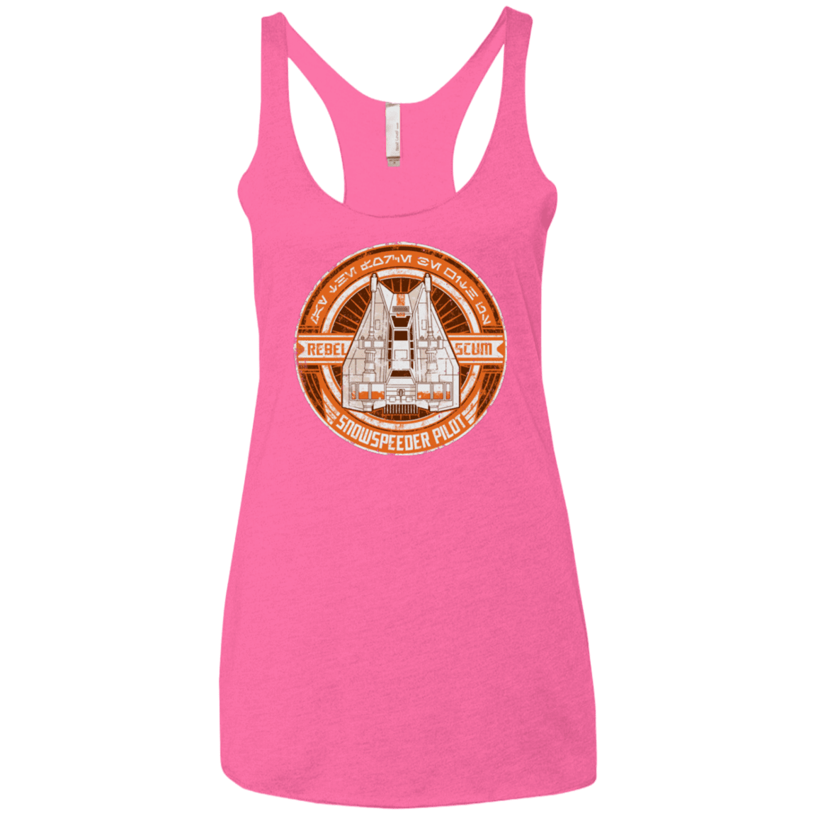 T-Shirts Vintage Pink / X-Small Snowspeeder Scum Women's Triblend Racerback Tank