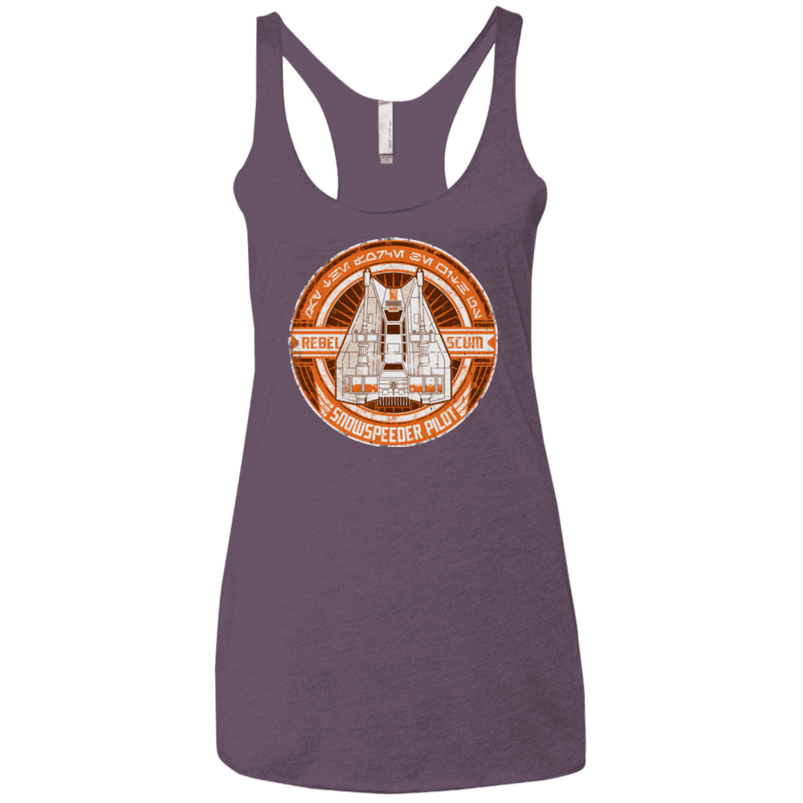 T-Shirts Vintage Purple / X-Small Snowspeeder Scum Women's Triblend Racerback Tank
