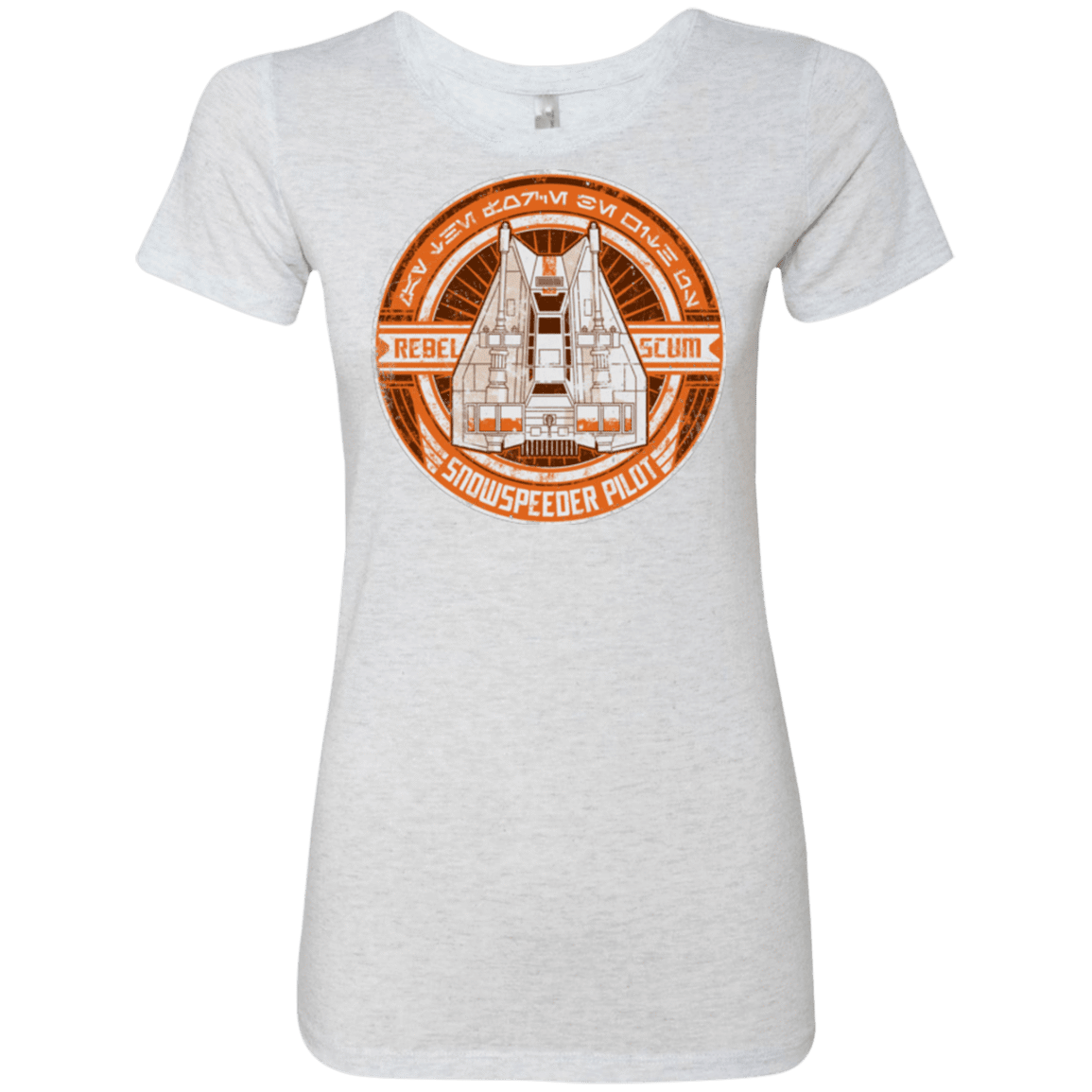 T-Shirts Heather White / S Snowspeeder Scum Women's Triblend T-Shirt