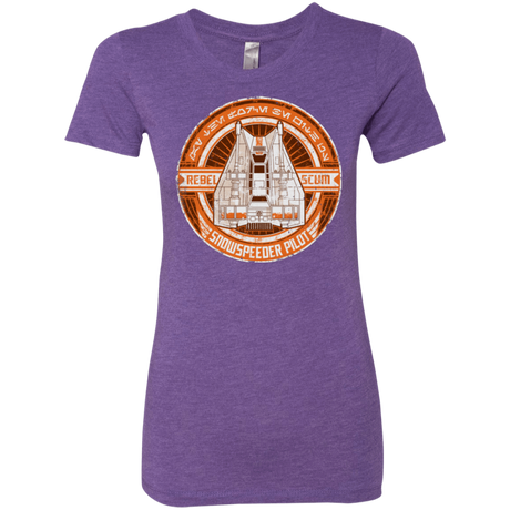 T-Shirts Purple Rush / S Snowspeeder Scum Women's Triblend T-Shirt