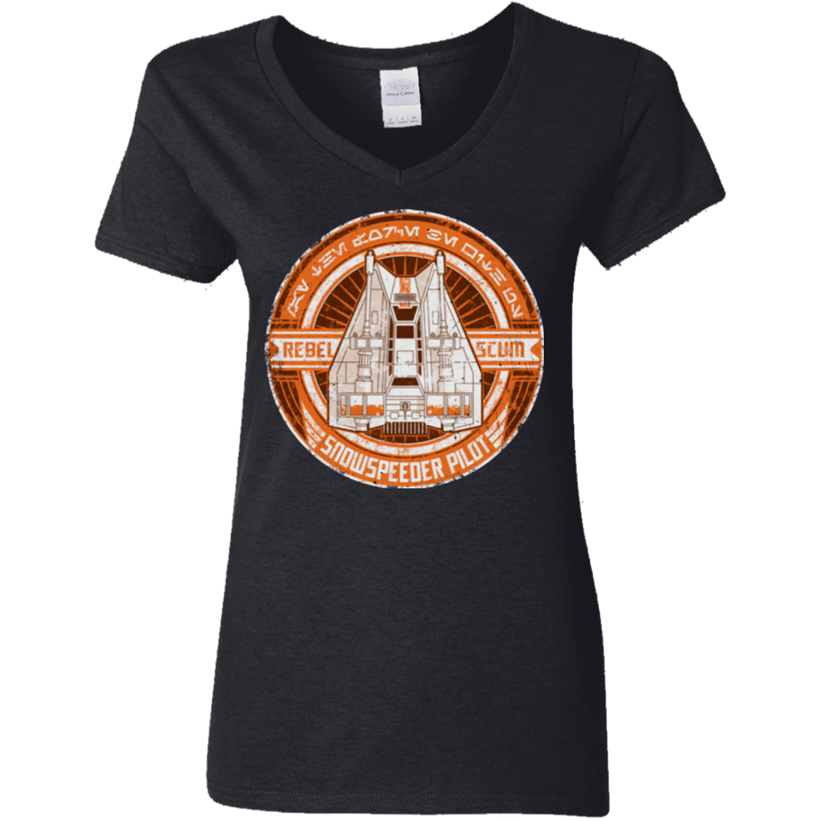 T-Shirts Black / S Snowspeeder Scum Women's V-Neck T-Shirt