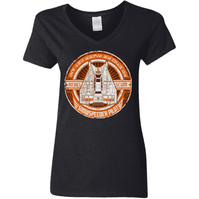 T-Shirts Black / S Snowspeeder Scum Women's V-Neck T-Shirt